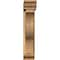 Ekena Millwork Funston Traditional Rough Sawn Bracket w/ Offset Brace, Western Red Cedar, 6"W x 22"D x 30"H BKT0604X22X30FST01RWR - alternate 3
